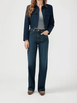 Highly Desirable High Rise Trouser Leg Jeans