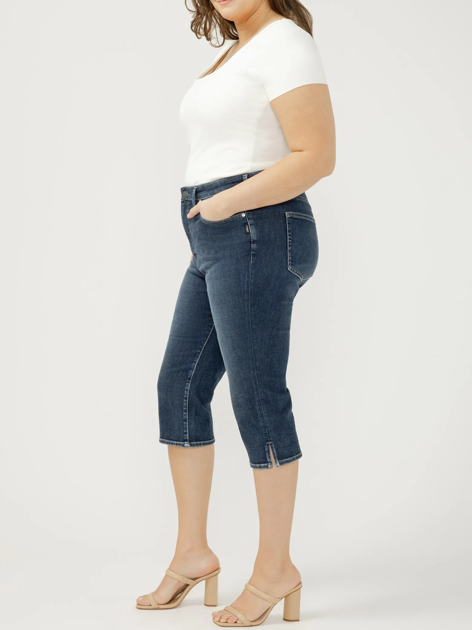 Isbister High Rise Capri Plus Size