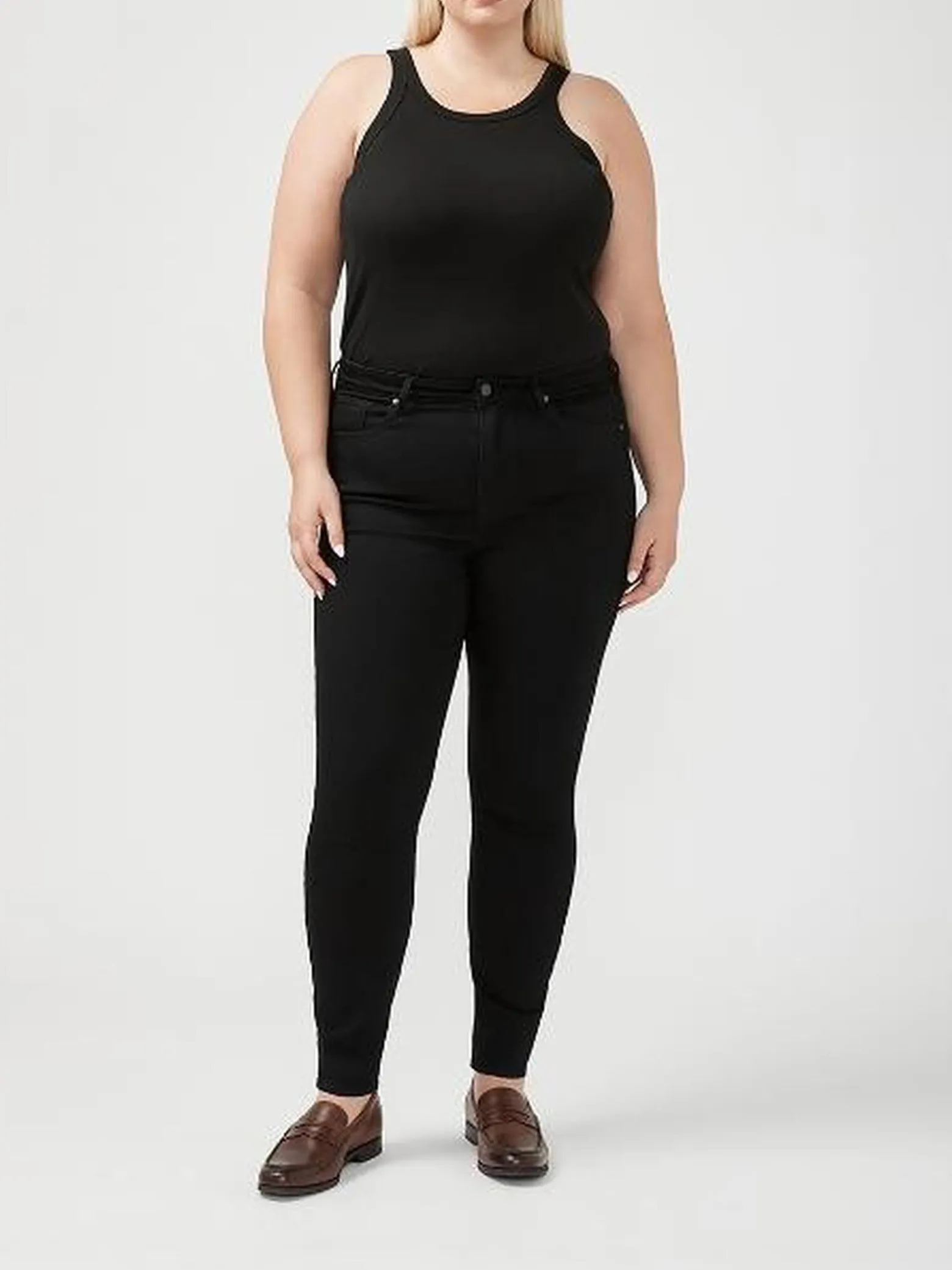 Isbister High Rise Skinny Leg Luxe Stretch Jeans Plus Size