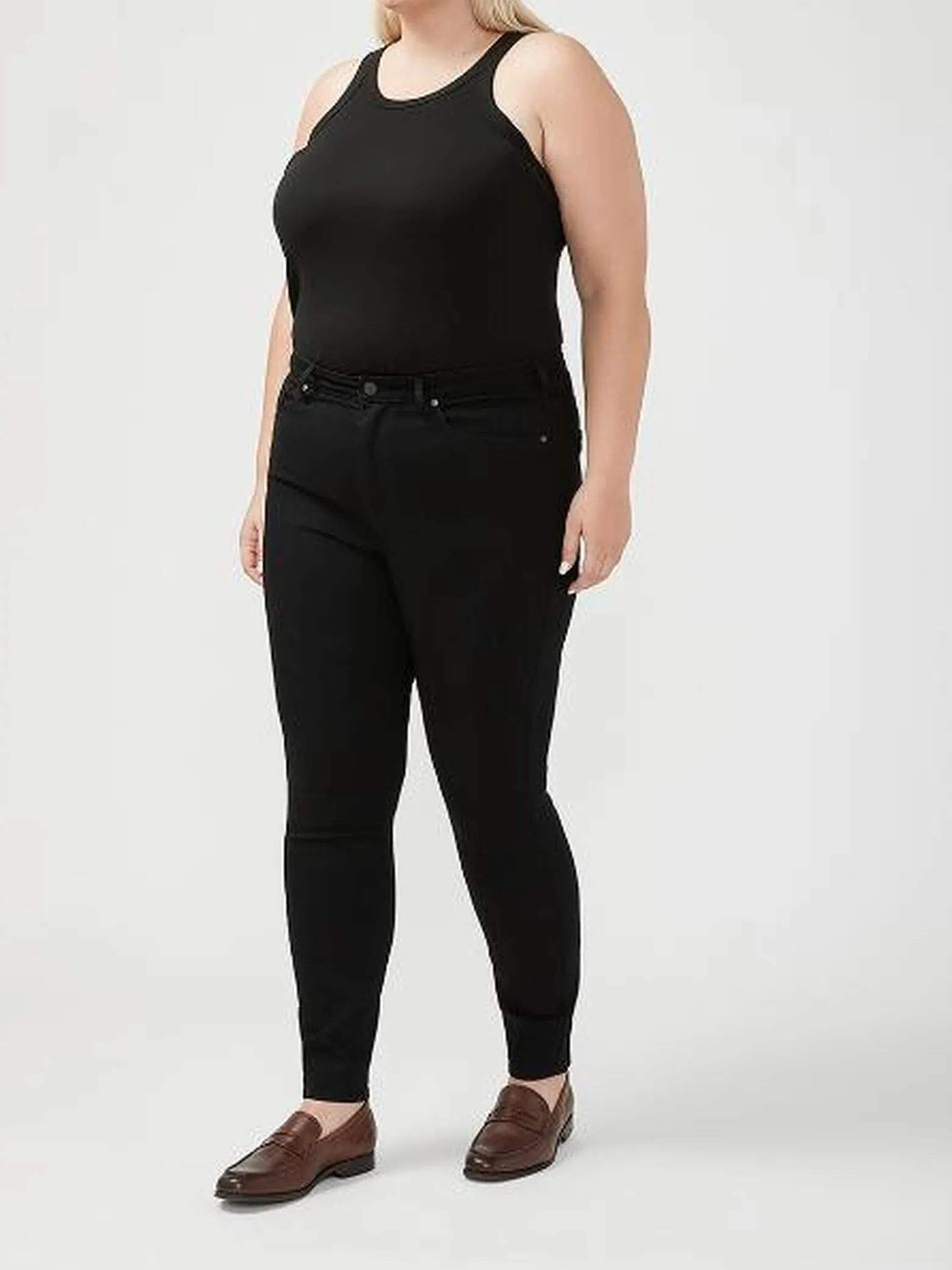 Isbister High Rise Skinny Leg Luxe Stretch Jeans Plus Size