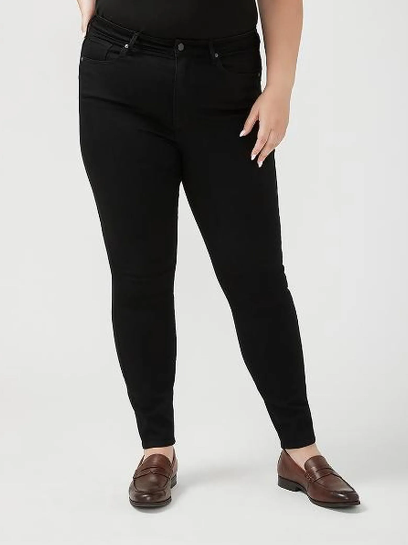 Isbister High Rise Skinny Leg Luxe Stretch Jeans Plus Size