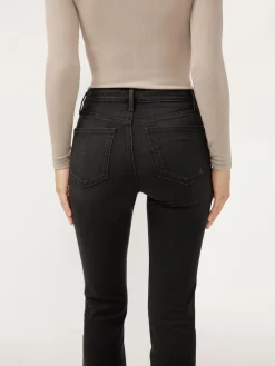 Isbister High Rise Straight Leg Luxe Stretch Jeans