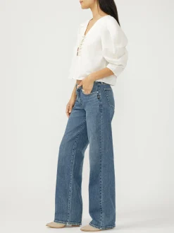 Loose & Low Low Rise Straight Leg Jeans