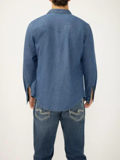 Men's Denim Western Shirt