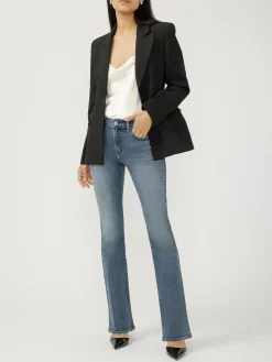 Most Wanted Mid Rise Skinny Flare Jeans