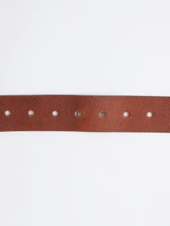 Pebbled Leather Men's Belt