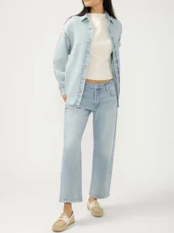 Relaxed Button-Up Beach Shirt