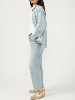 Relaxed Button-Up Beach Shirt