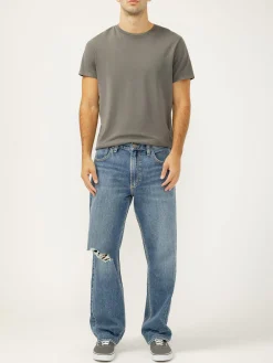 Relaxed Fit Straight Leg Jeans