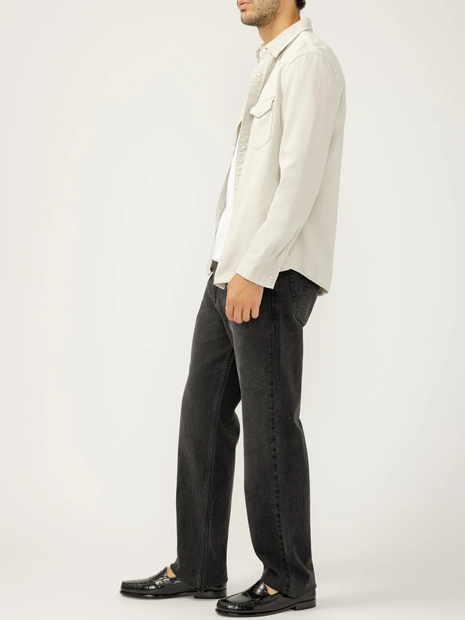 Relaxed Fit Straight Leg Jeans