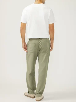 Relaxed Fit Trouser Leg Knit Flex Jeans