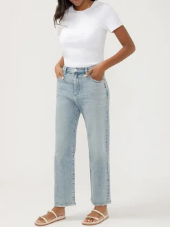 90s Relaxed Mid Rise Straight Leg Ankle Jeans