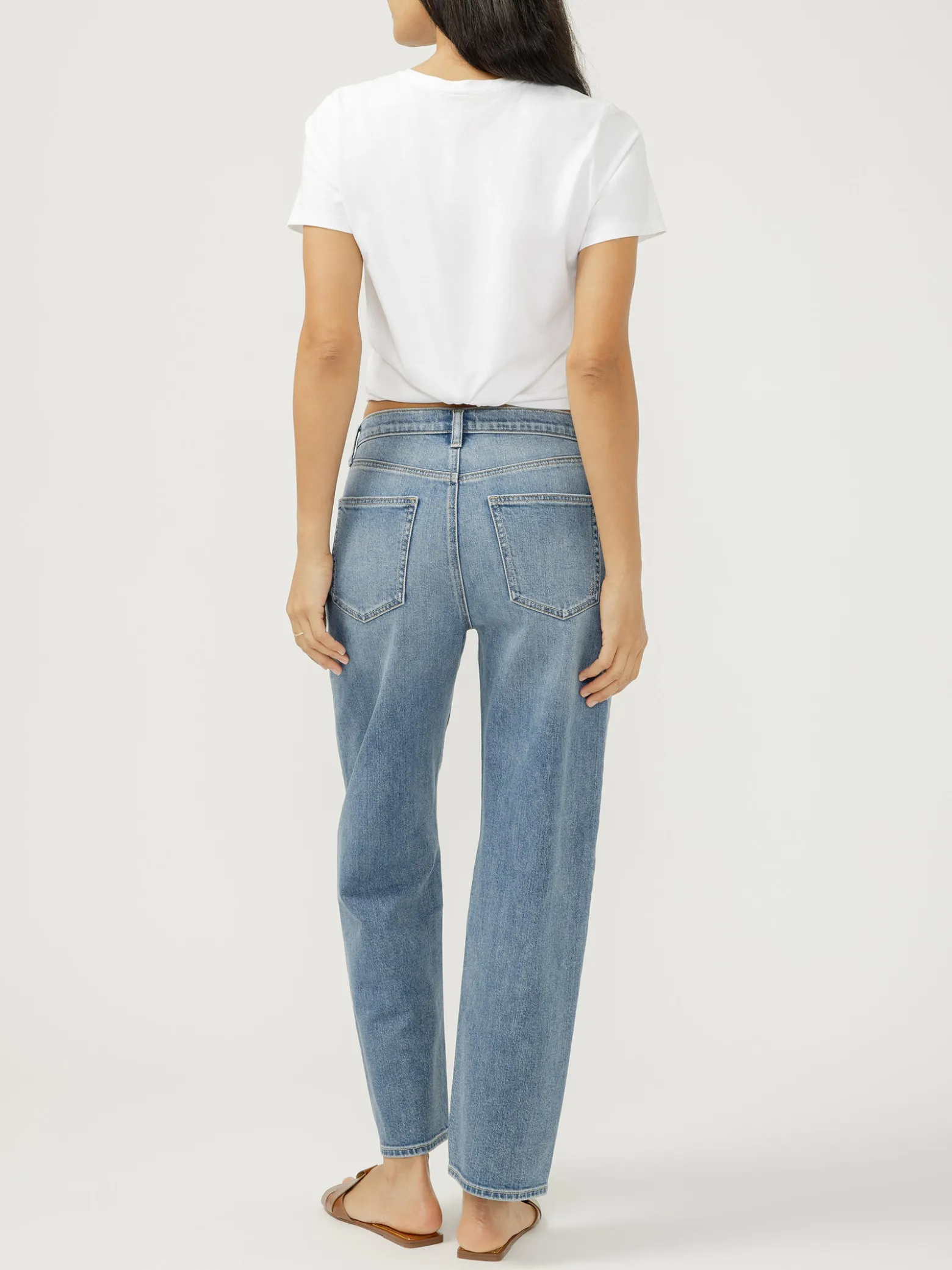 90s Relaxed Straight Leg Ankle Jeans