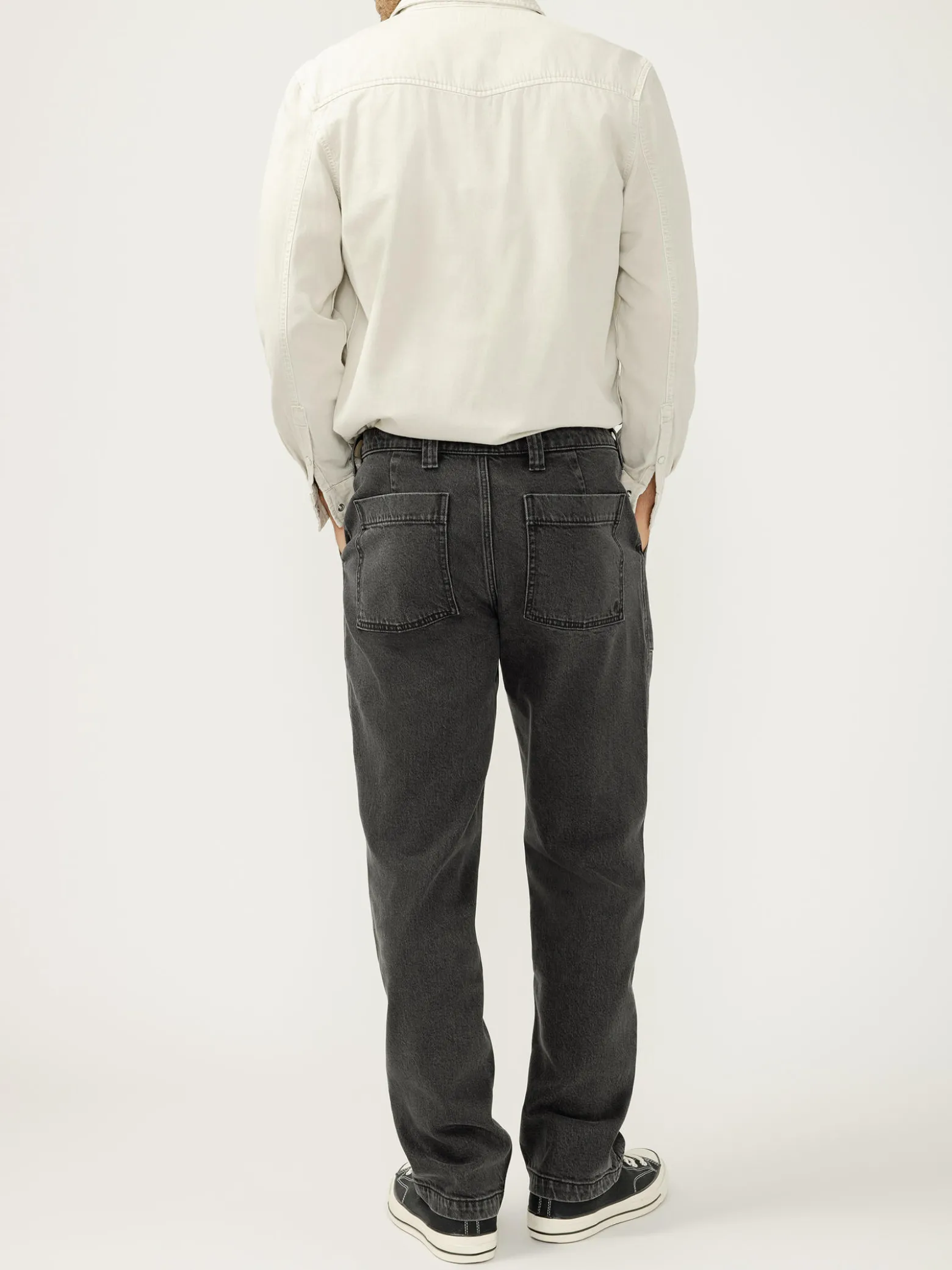 Straight Leg Utility Jeans