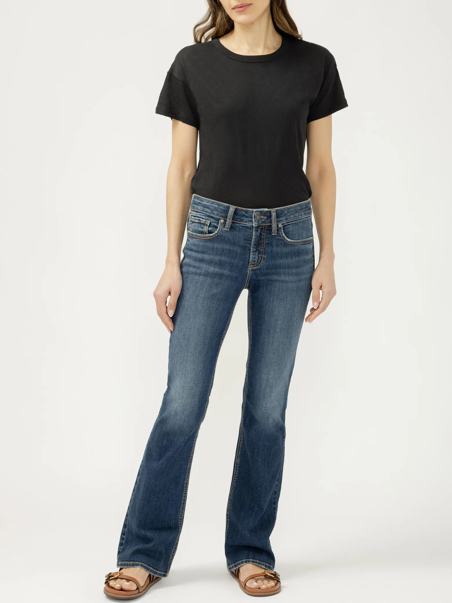 Suki Mid Rise Bootcut Jeans