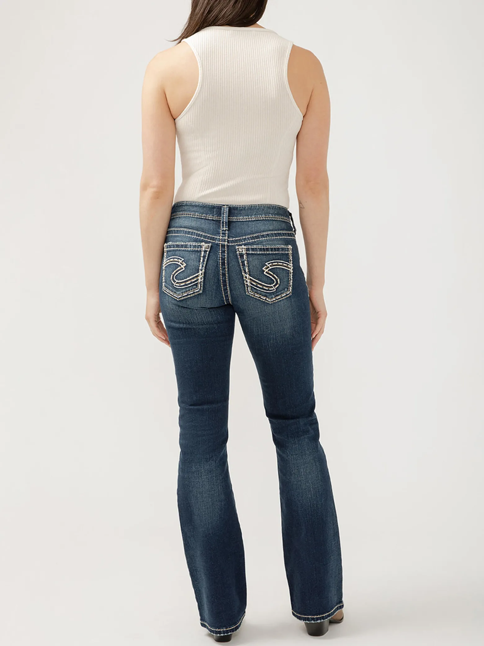 Suki Mid Rise Bootcut Jeans
