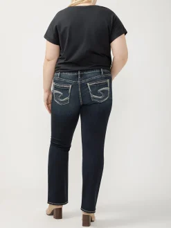 Suki Mid Rise Bootcut Jeans Plus Size