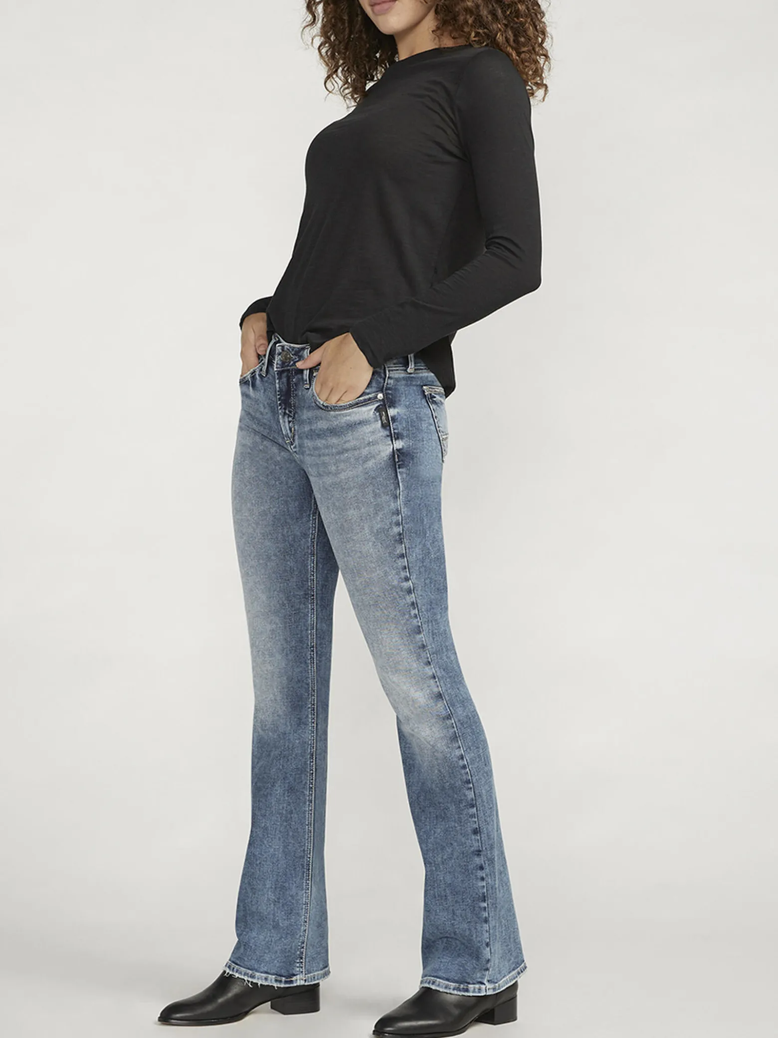 Suki Mid Rise Bootcut Jeans