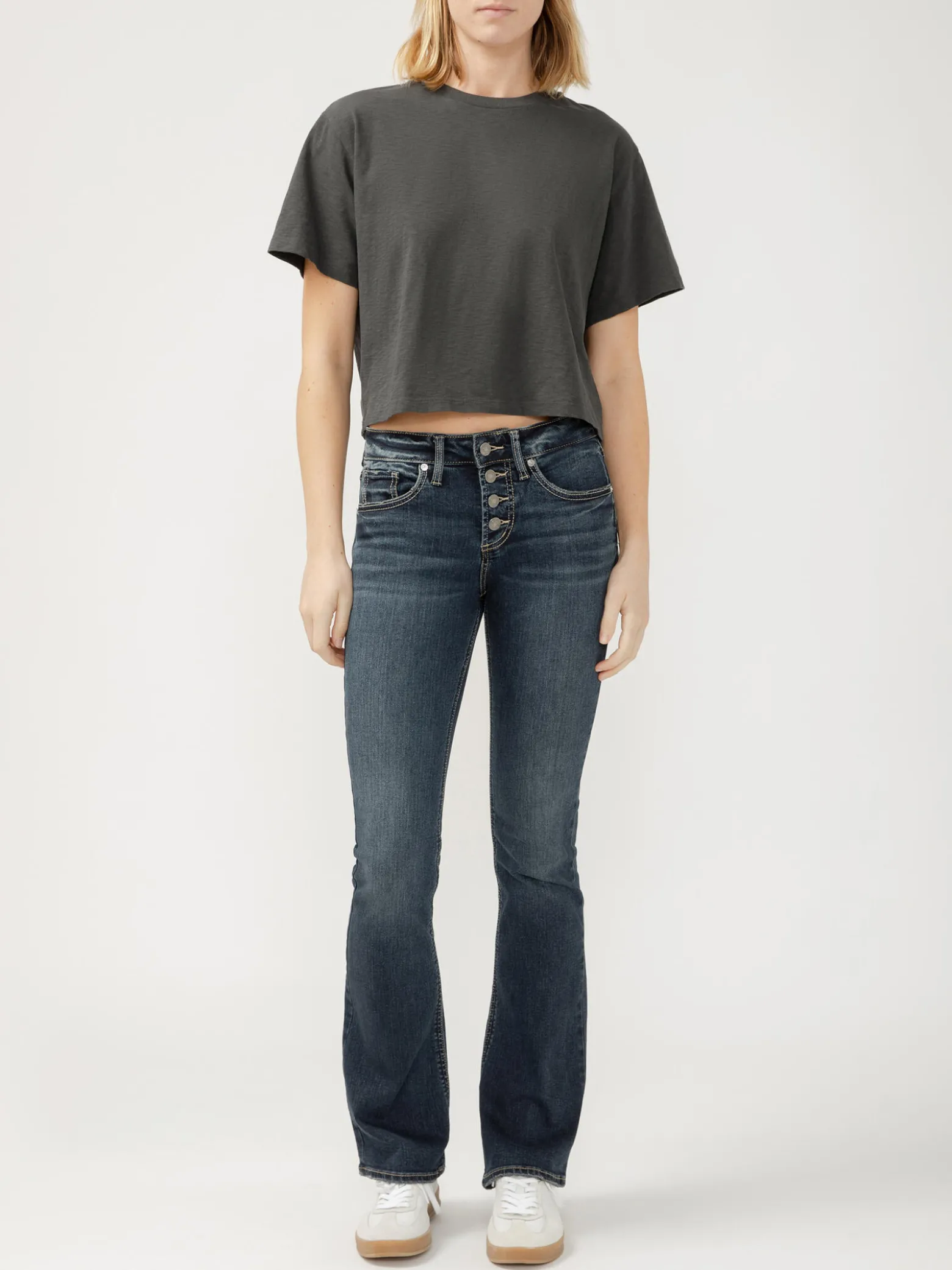 Suki Mid Rise Bootcut Jeans