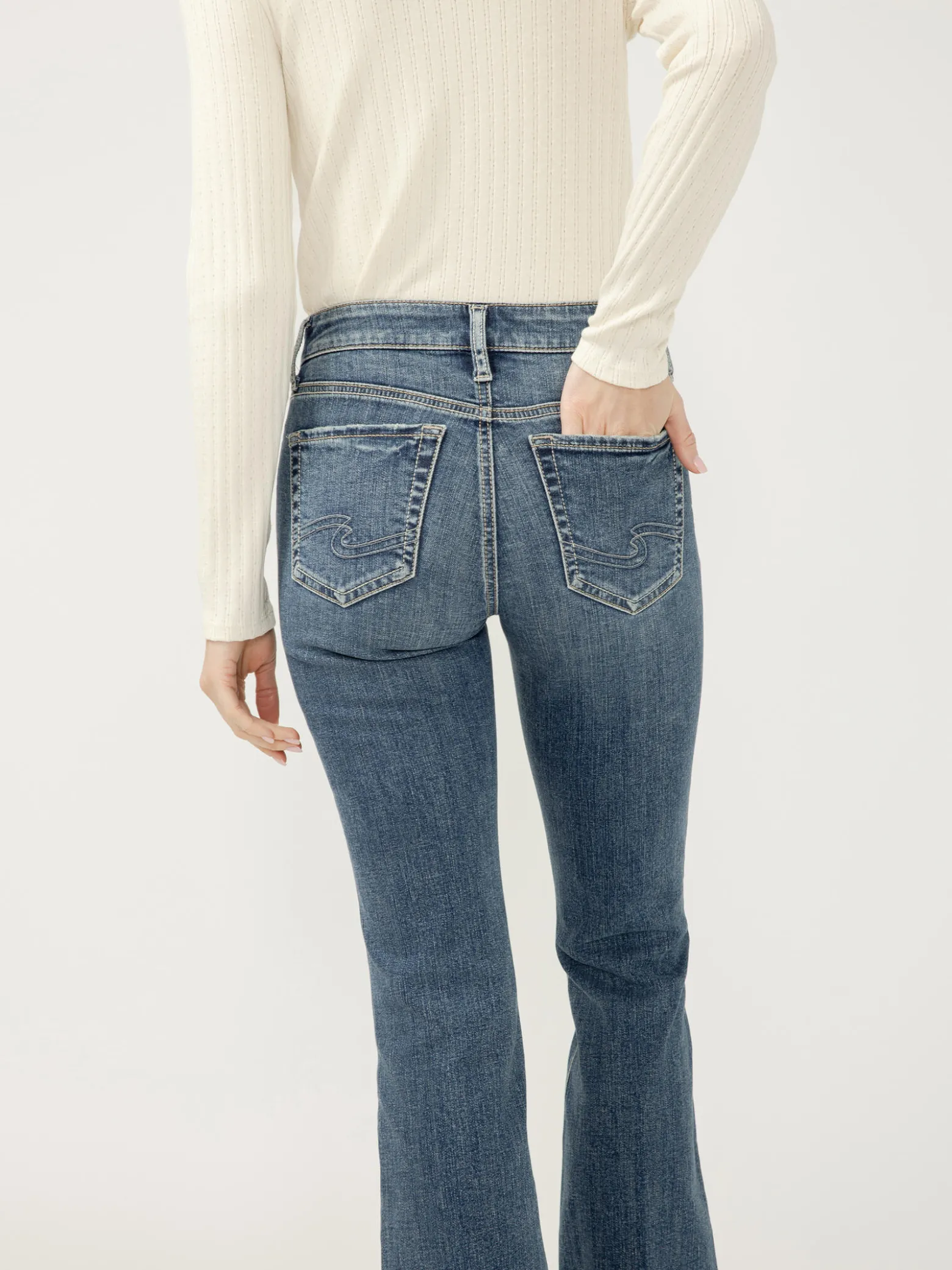 Suki Mid Rise Bootcut Jeans