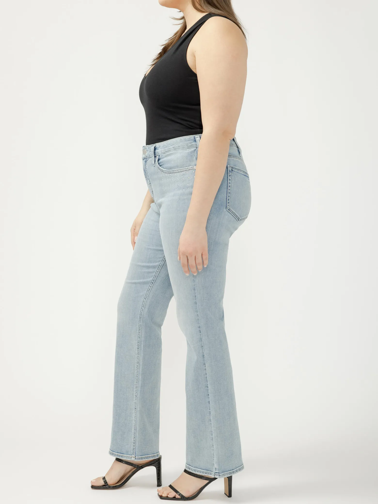 Suki Mid Rise Bootcut Luxe Stretch Jeans Plus Size