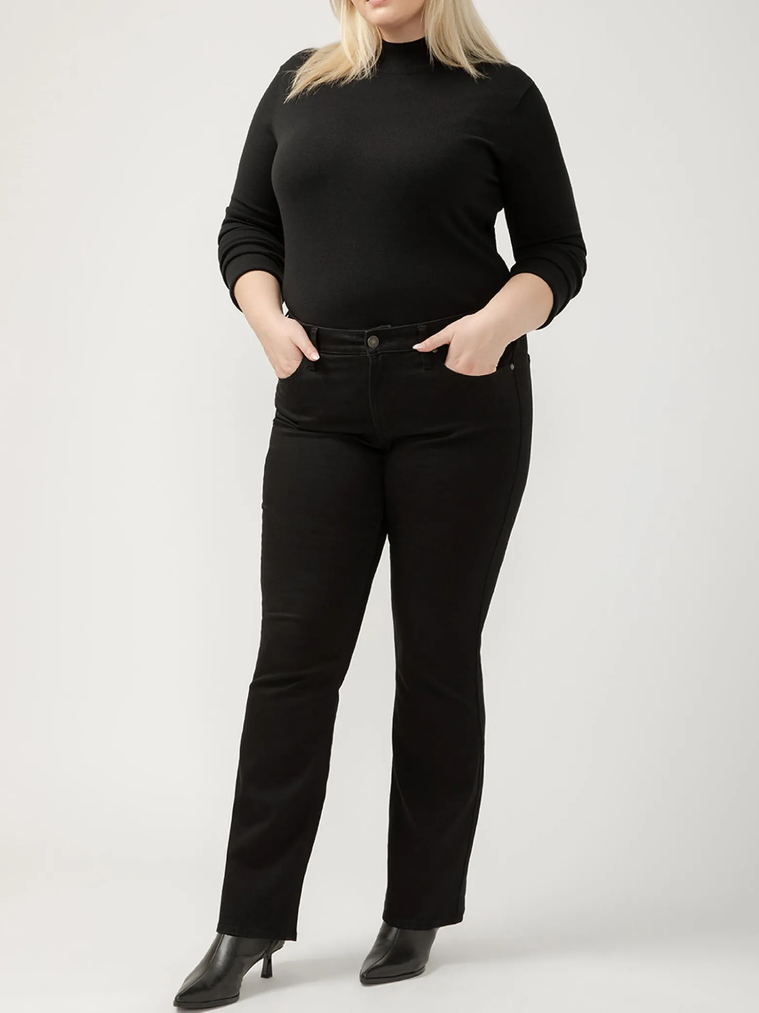 Suki Mid Rise Bootcut Luxe Stretch Jeans Plus Size