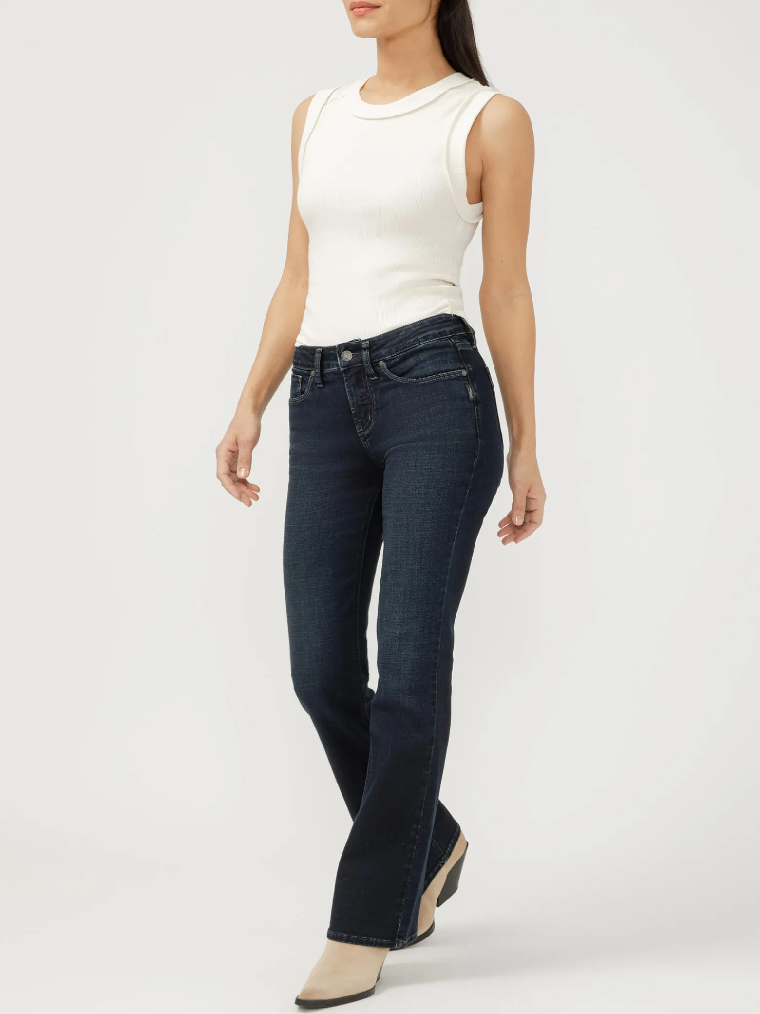 Suki Mid Rise Bootcut Luxe Stretch Jeans