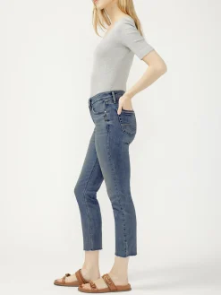Suki Mid Rise Cropped Skinny Jeans