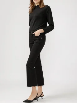 Suki Mid Rise Kick Flare Luxe Stretch Jeans