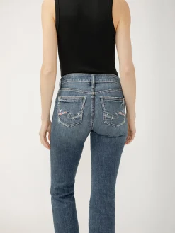 Suki Mid Rise Kick Flare Luxe Stretch Americana Jeans