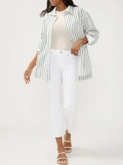 Suki Mid Rise Kick Flare Luxe Stretch Jeans
