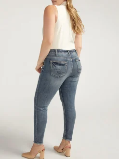 Suki Mid Rise Skinny Jeans Plus Size