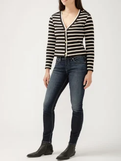 Suki Mid Rise Skinny Luxe Stretch Jeans