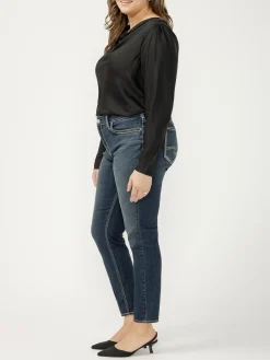 Suki Mid Rise Skinny Luxe Stretch Jeans