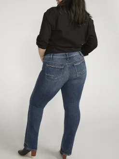 Suki Mid Rise Slim Bootcut Jeans Plus Size