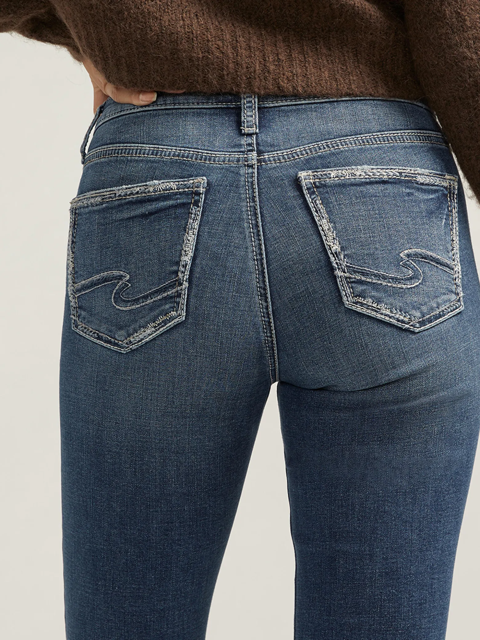 Suki Mid Rise Slim Bootcut Jeans