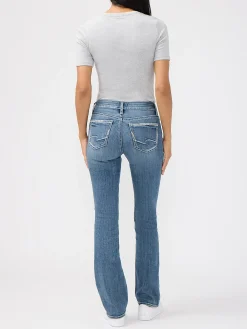 Suki Mid Rise Slim Bootcut Luxe Stretch Jeans