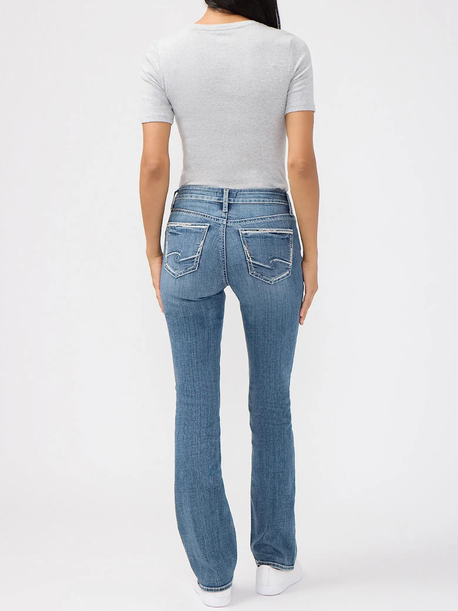 Suki Mid Rise Slim Bootcut Luxe Stretch Jeans