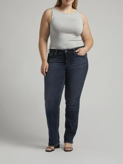Suki Mid Rise Slim Bootcut Jeans Plus Size