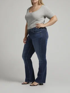 Suki Mid Rise Slim Bootcut Jeans