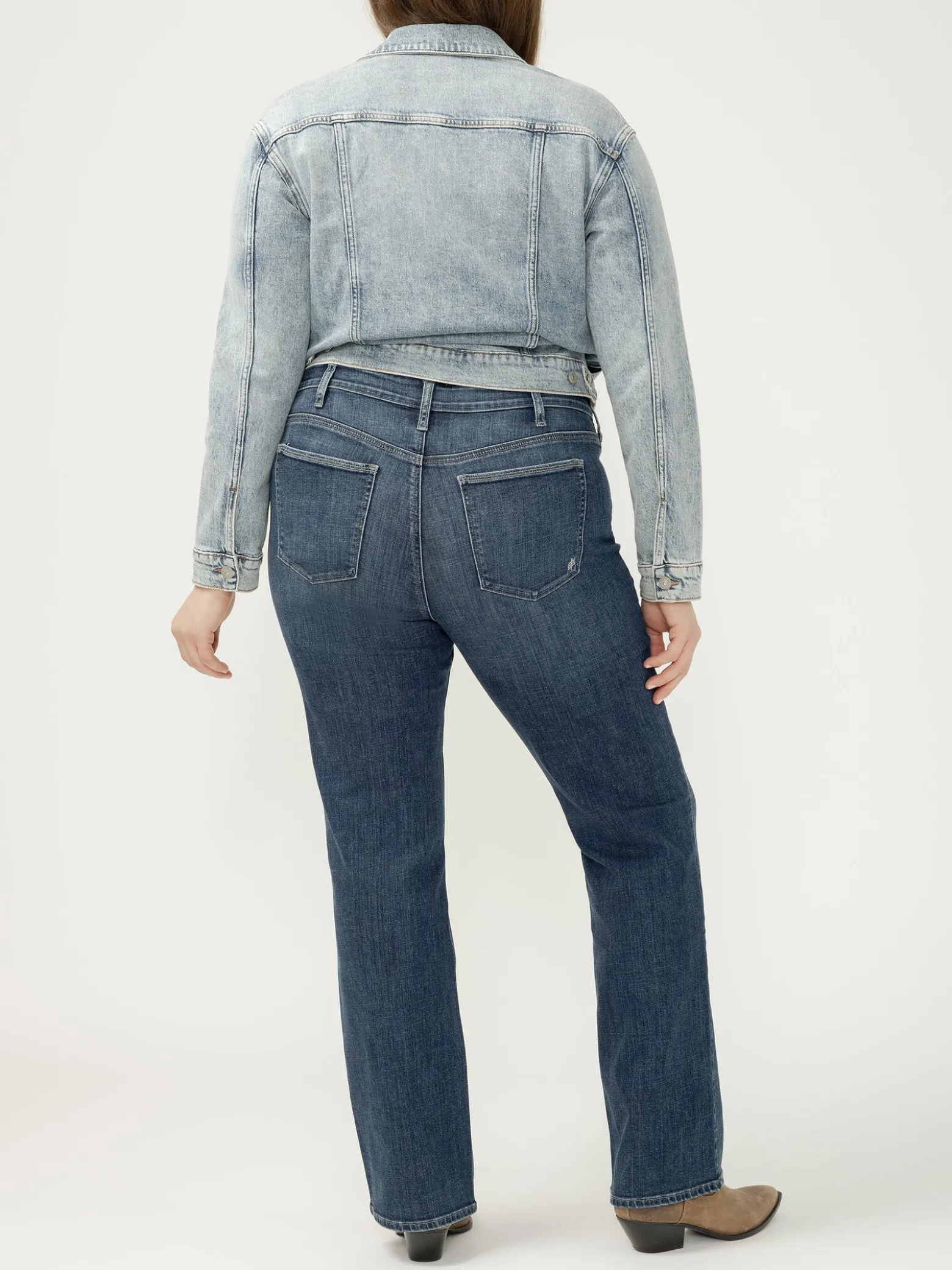 Suki Mid Rise Slim Bootcut Luxe Stretch Jeans