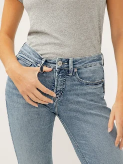 Suki Mid Rise Slim Bootcut Jeans