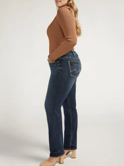 Suki Mid Rise Straight Leg Jeans Plus Size