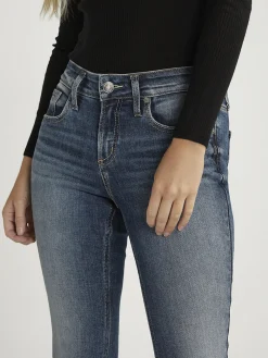 Suki Mid Rise Straight Leg Jeans