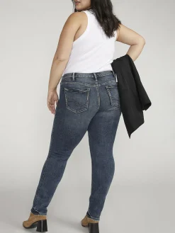 Suki Mid Rise Straight Leg Jeans Plus Size