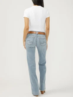 Suki Mid Rise Trouser Leg Frontier Strong Jeans
