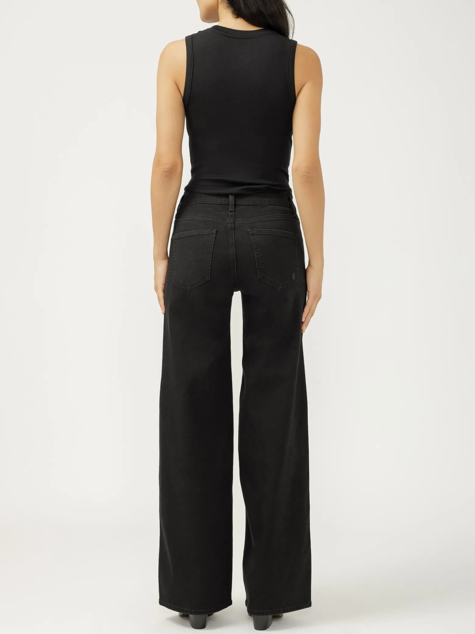 Suki Mid Rise Wide Leg Luxe Stretch Jeans