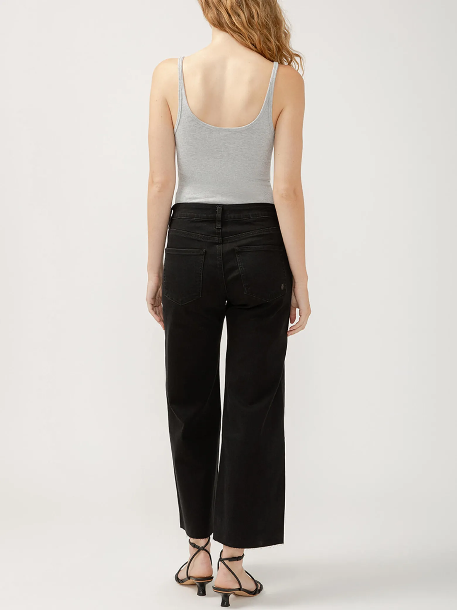 Suki Mid Rise Wide Leg Luxe Stretch Jeans