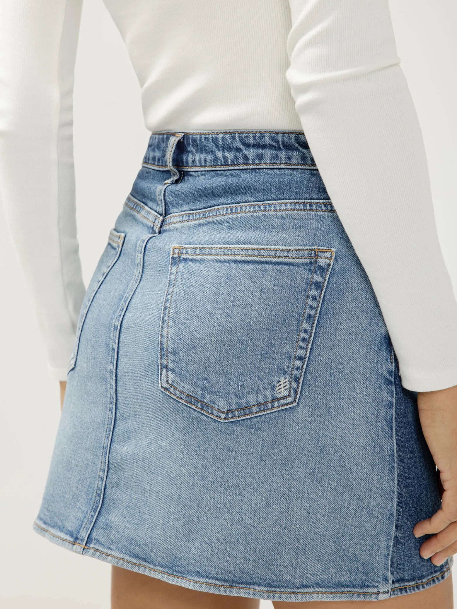 Western Two-Tone Skirt