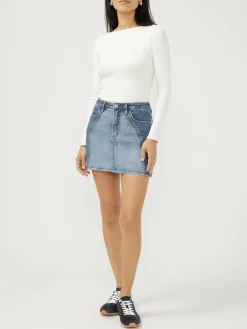 Western Two-Tone Skirt